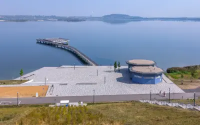 AKVO begleitet Sicherungsmaßnahmen am Geiseltalsee